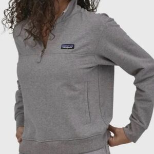 Patagonia - 3/4 Zip Pullover - Size M - Light Grey